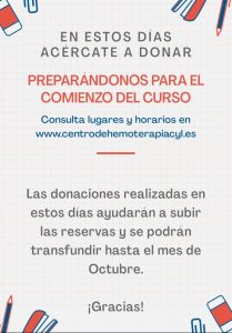 Preparándonos para el inicio de curso